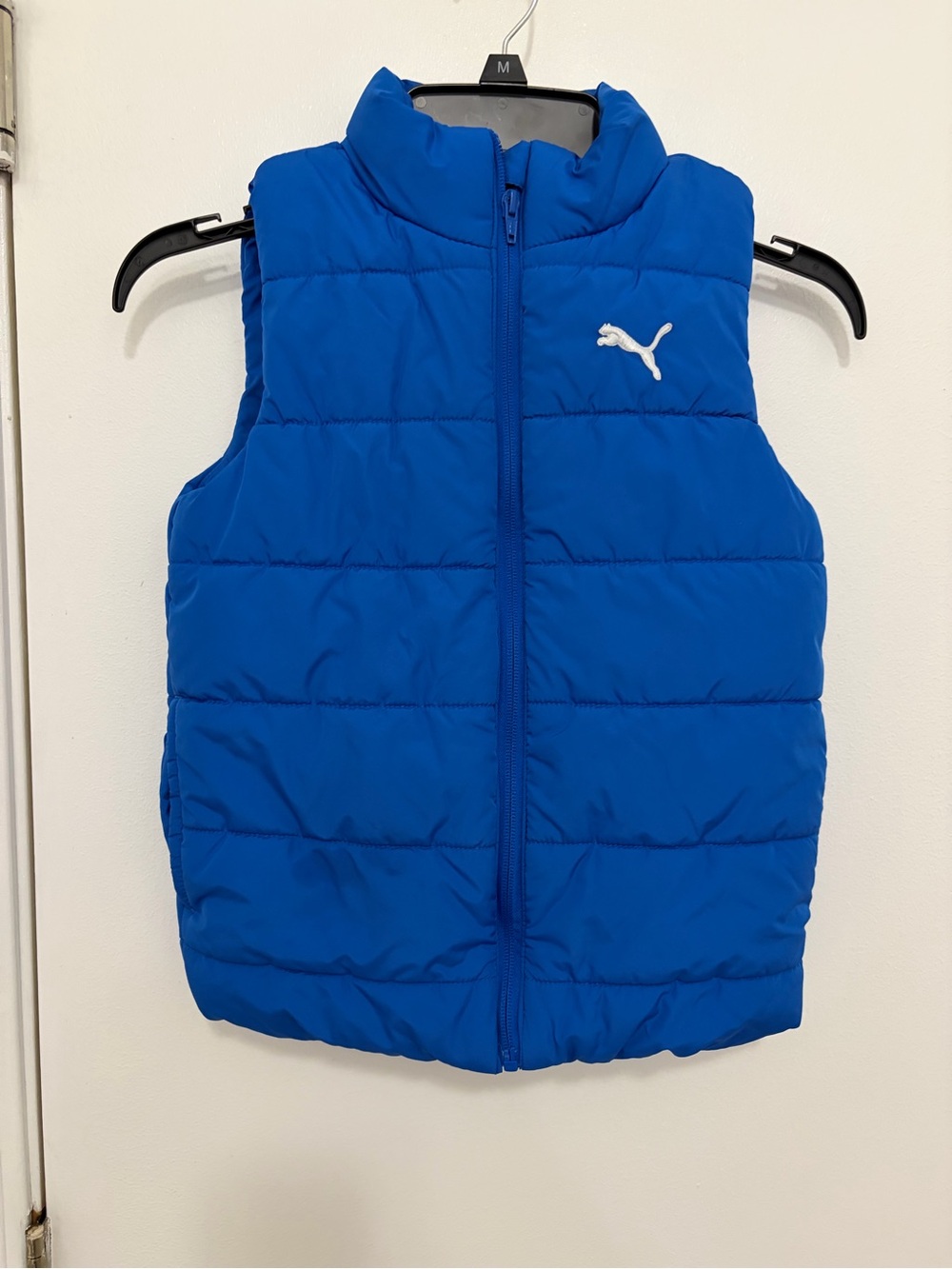 Puma Kids Royal Blue Quilted Puffer Vest